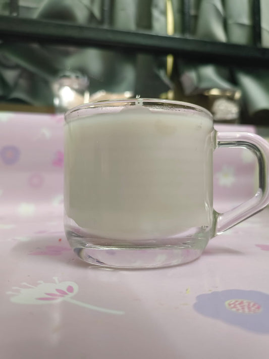 Masala Chai Scented Candle made with Premium Soya wax ad natural chai Color