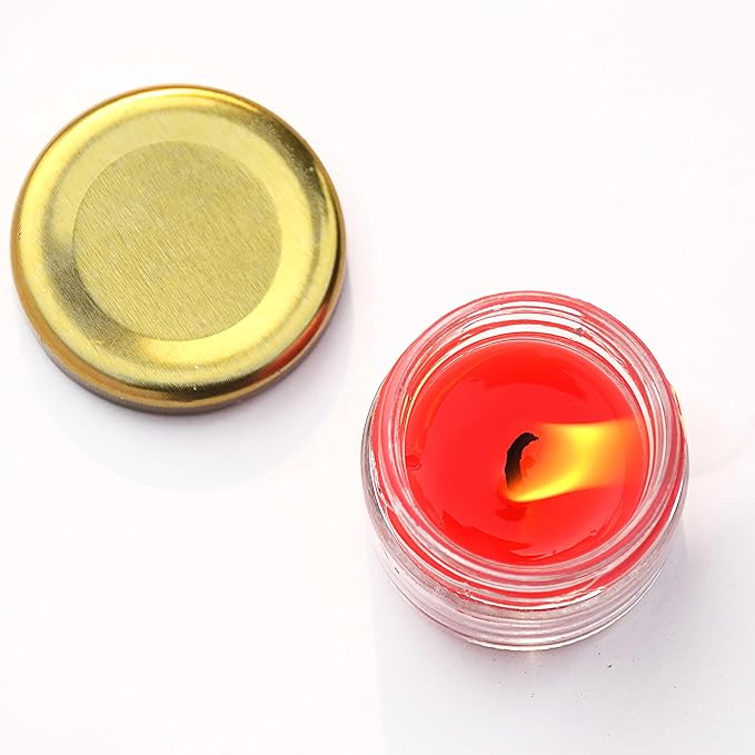 Pure Source India Rose Fragrance Scented Mini Jar Wax Candle - (Set of 3 pcs)
